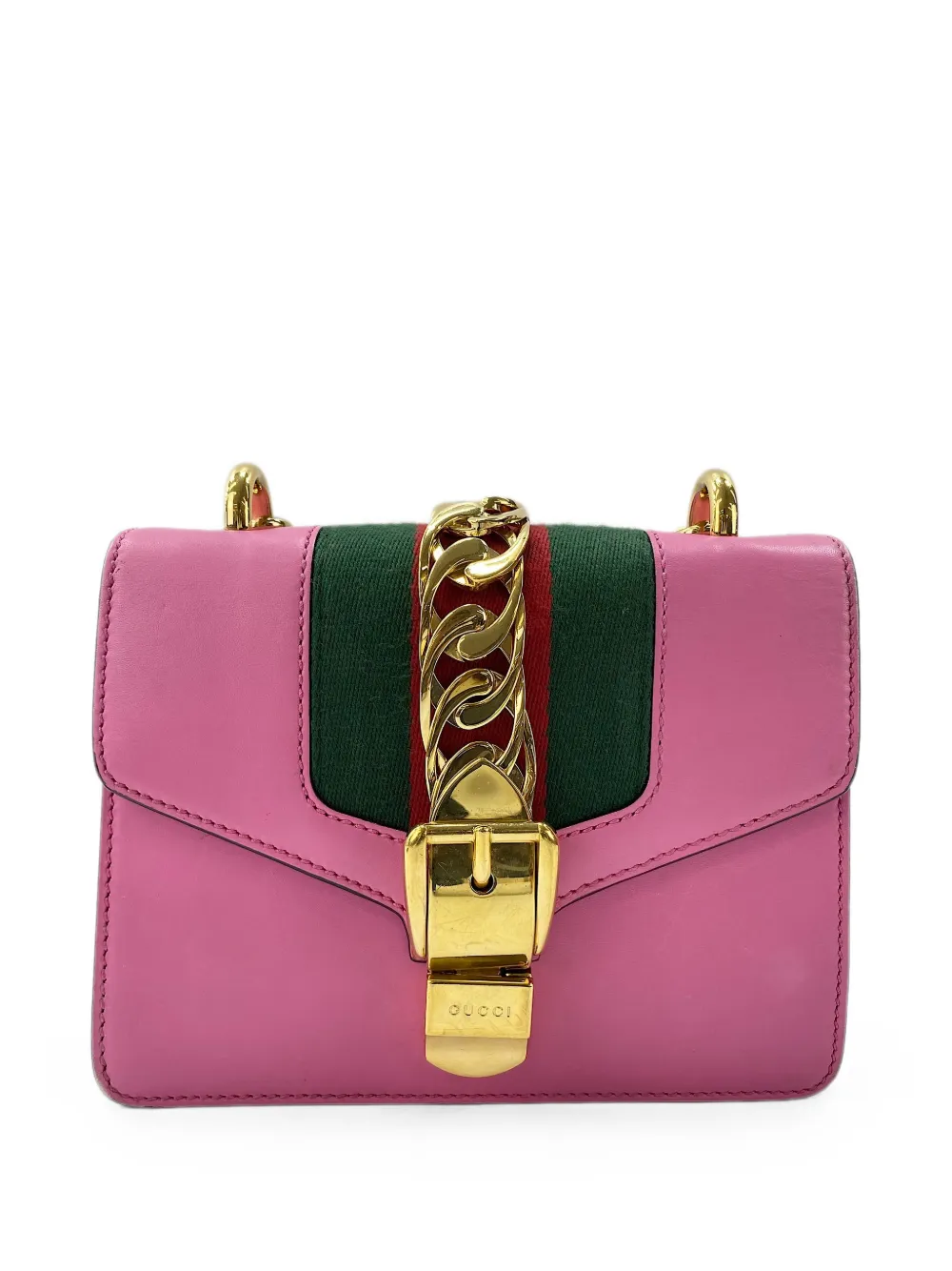 Gucci Pre-Owned 2010s Sylvie Web shoulder bag - Pink