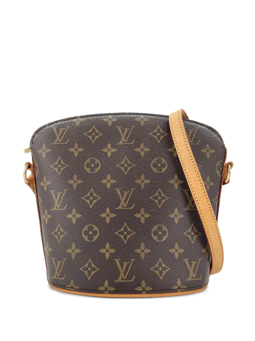 Louis Vuitton Pre-Owned 2001 Monogram Drouot shoulder bag - Braun
