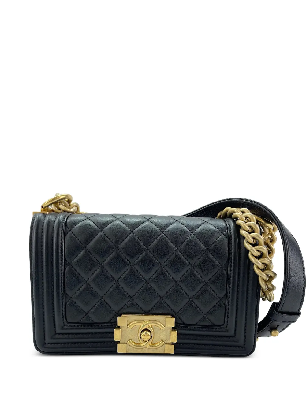 CHANEL Pre-Owned Boy Chanel quilted shoulder bag - Nero