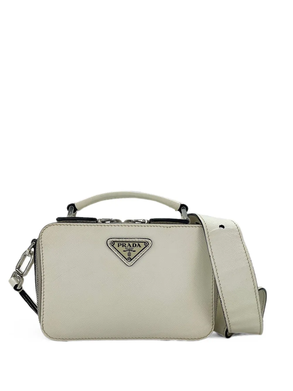 Prada Pre-Owned 2010s Saffiano shoulder bag - White