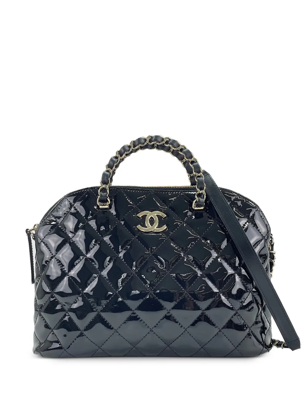 CHANEL Pre-Owned quilted CC logo tote bag - Nero
