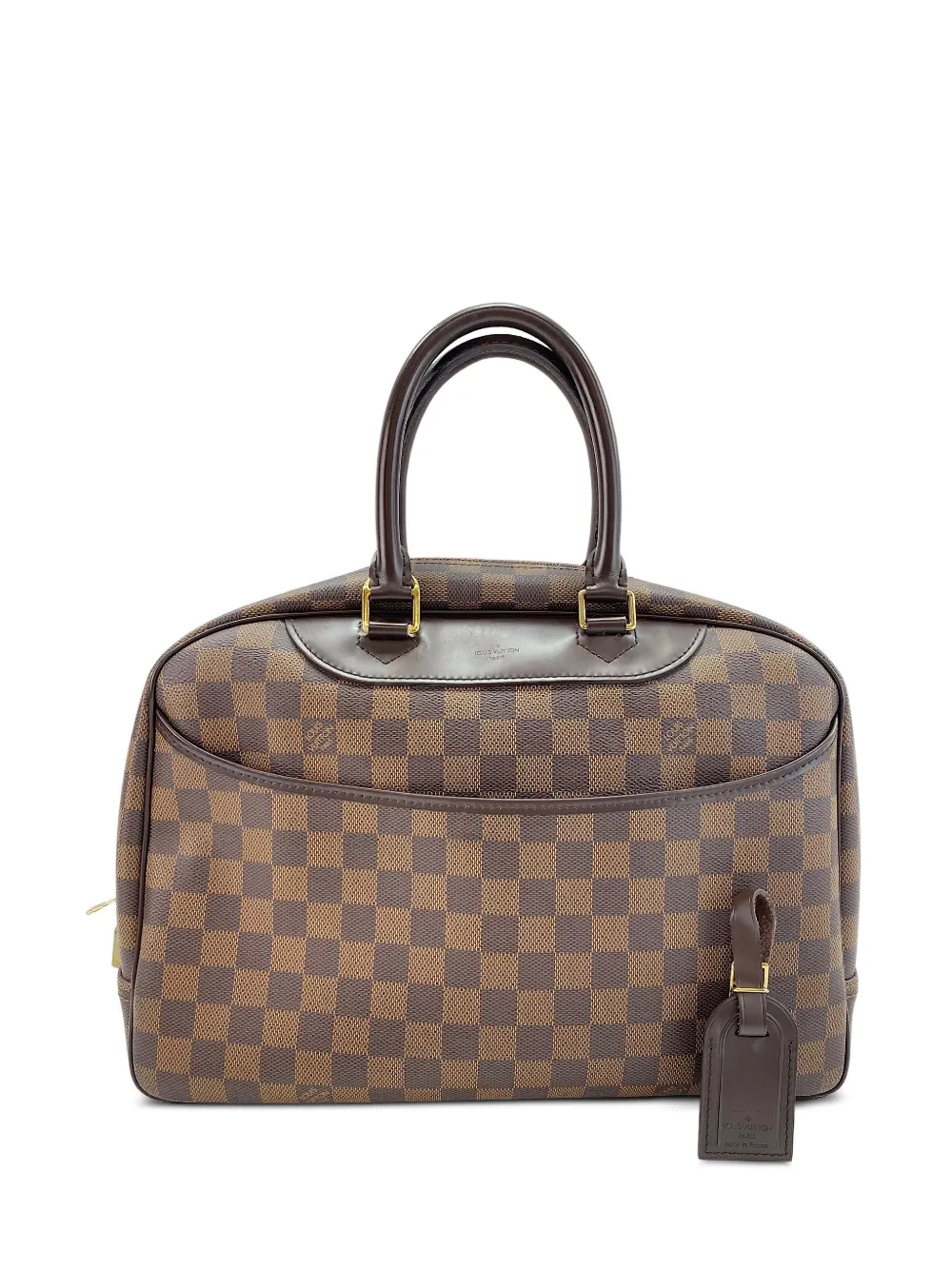 Louis Vuitton Pre-Owned 2007 Damier Ebène Deauville tote bag - Braun