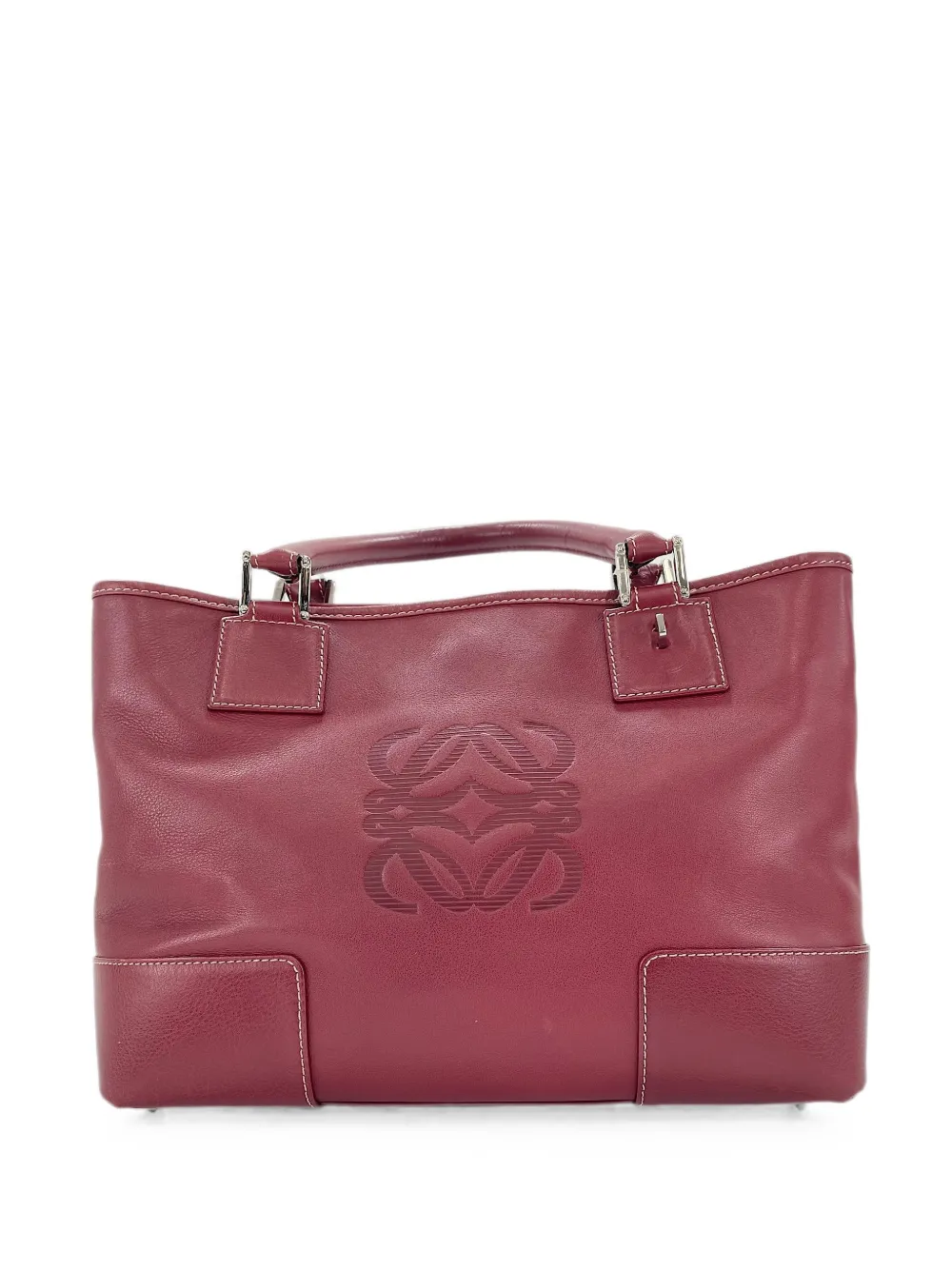 Loewe Pre-Owned 2000s Amazona 28 Anagram handbag - Red