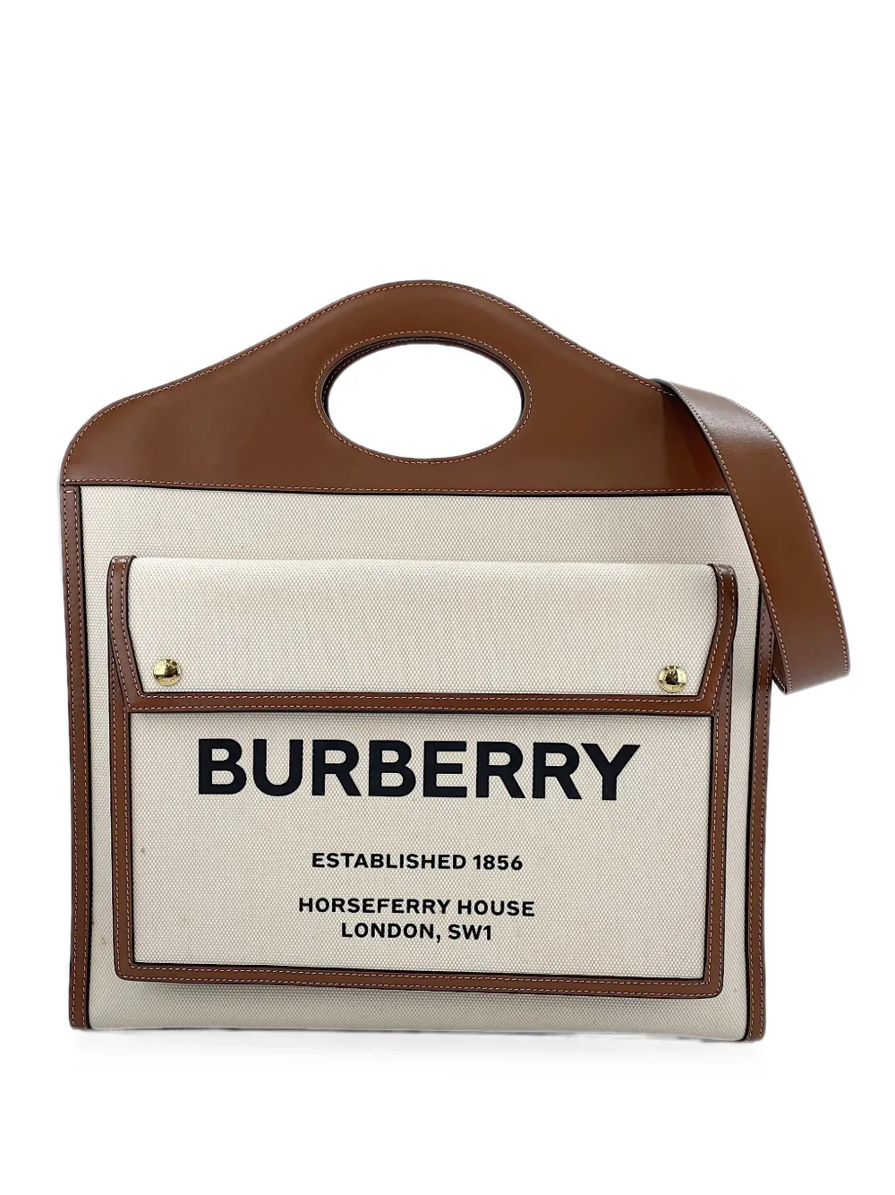 Burberry Pre-Owned 2020s Mini Pocket tote bag - Nude