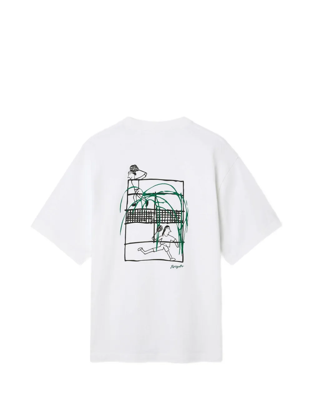 Axel Arigato Rally T-shirt met grafische print Wit