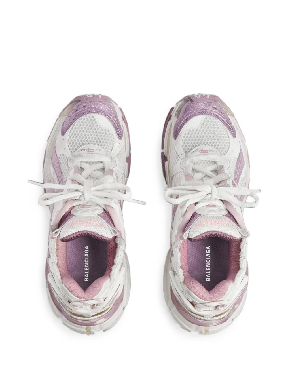 Balenciaga runner glitter trainers Wit