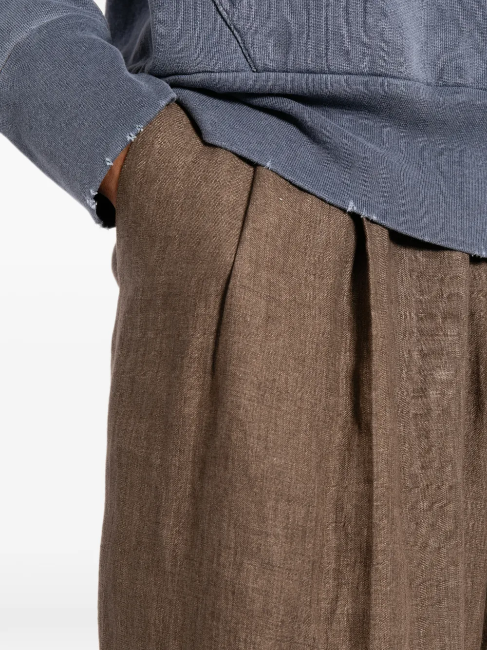 ERL wide-leg tailored trousers Bruin