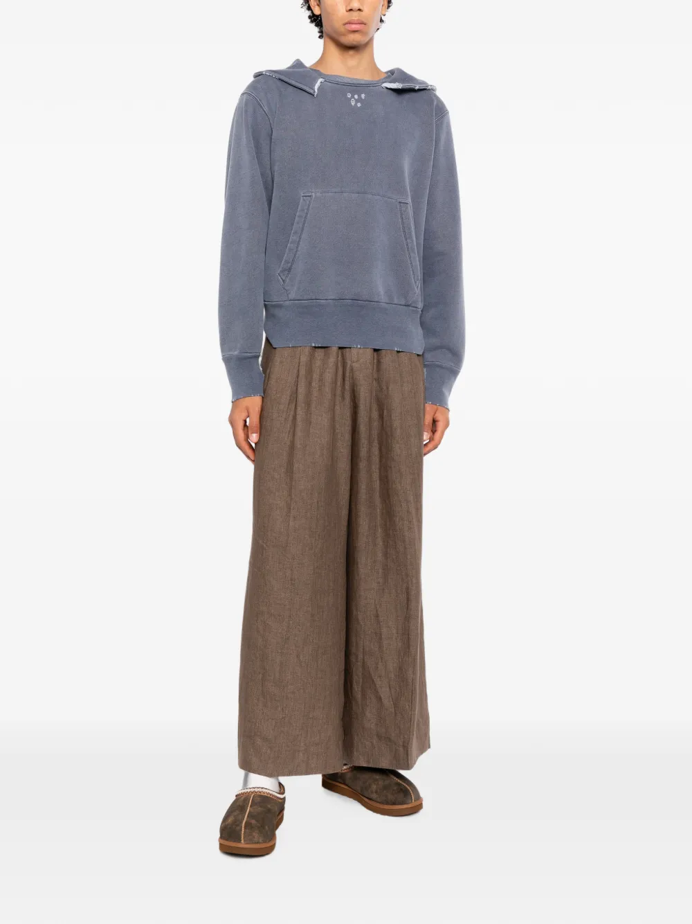 ERL wide-leg tailored trousers Bruin