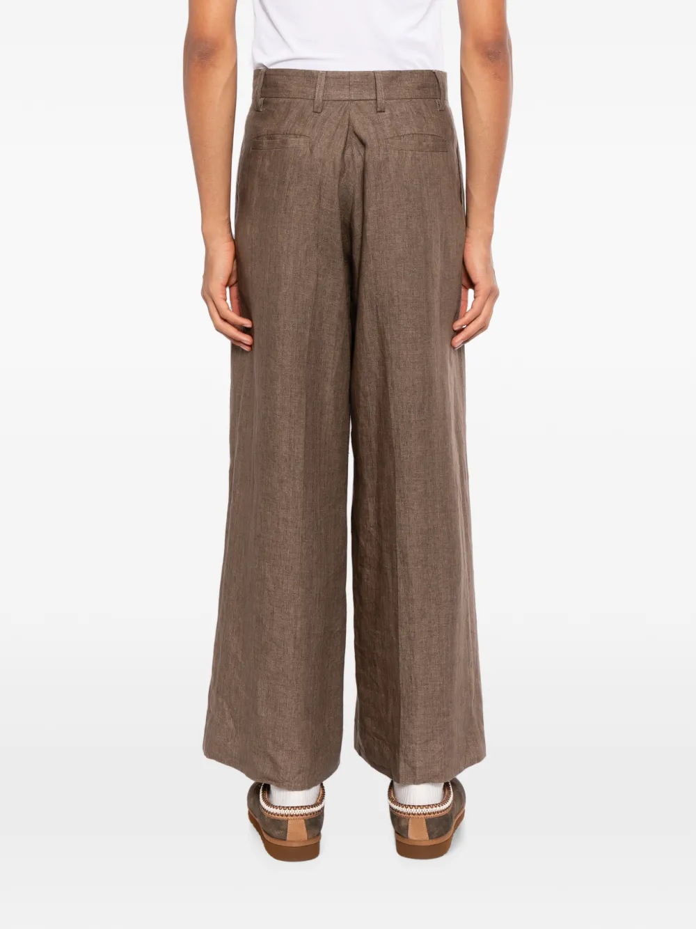 ERL wide-leg tailored trousers Bruin