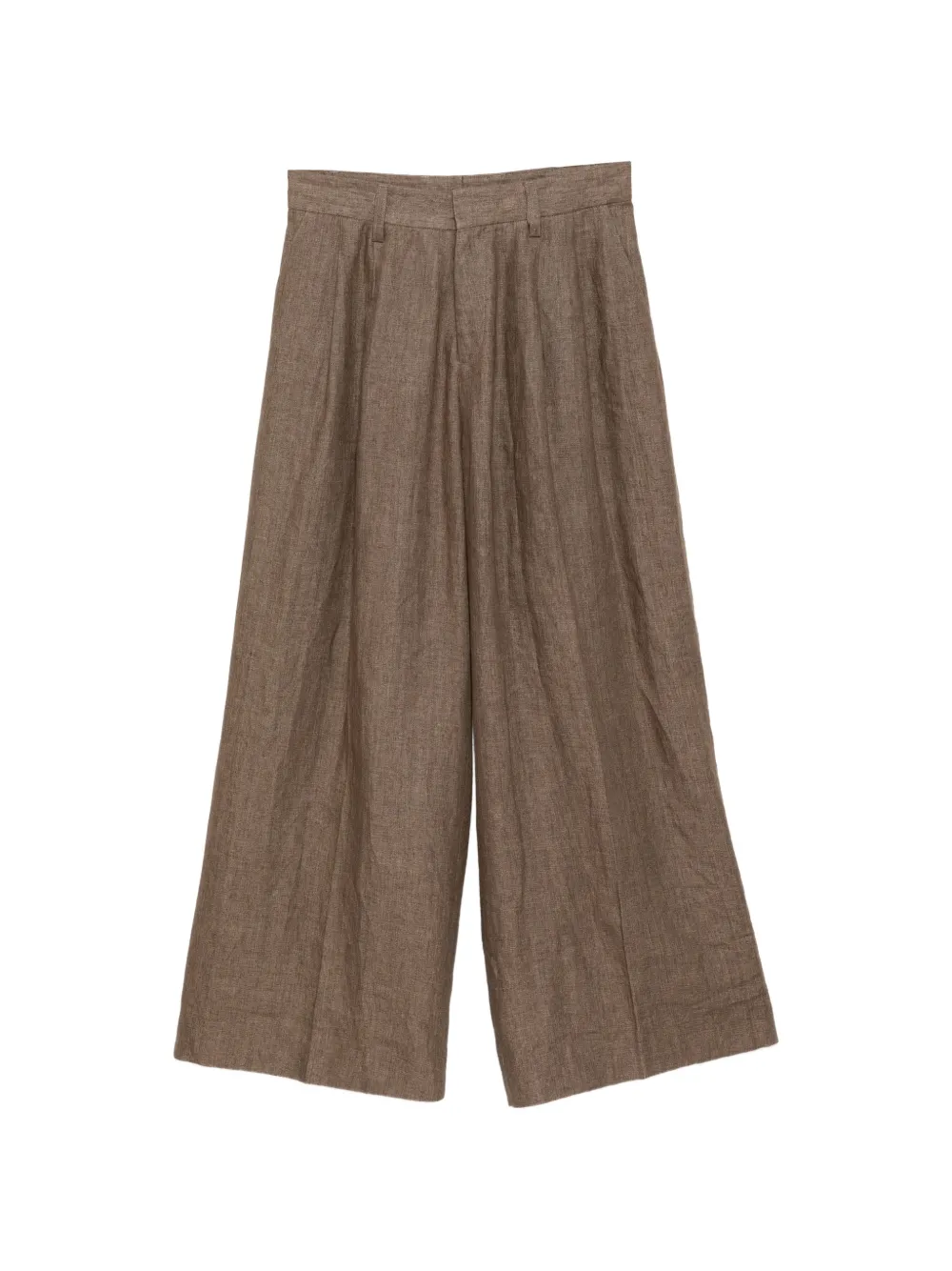 ERL wide-leg tailored trousers - Marrone