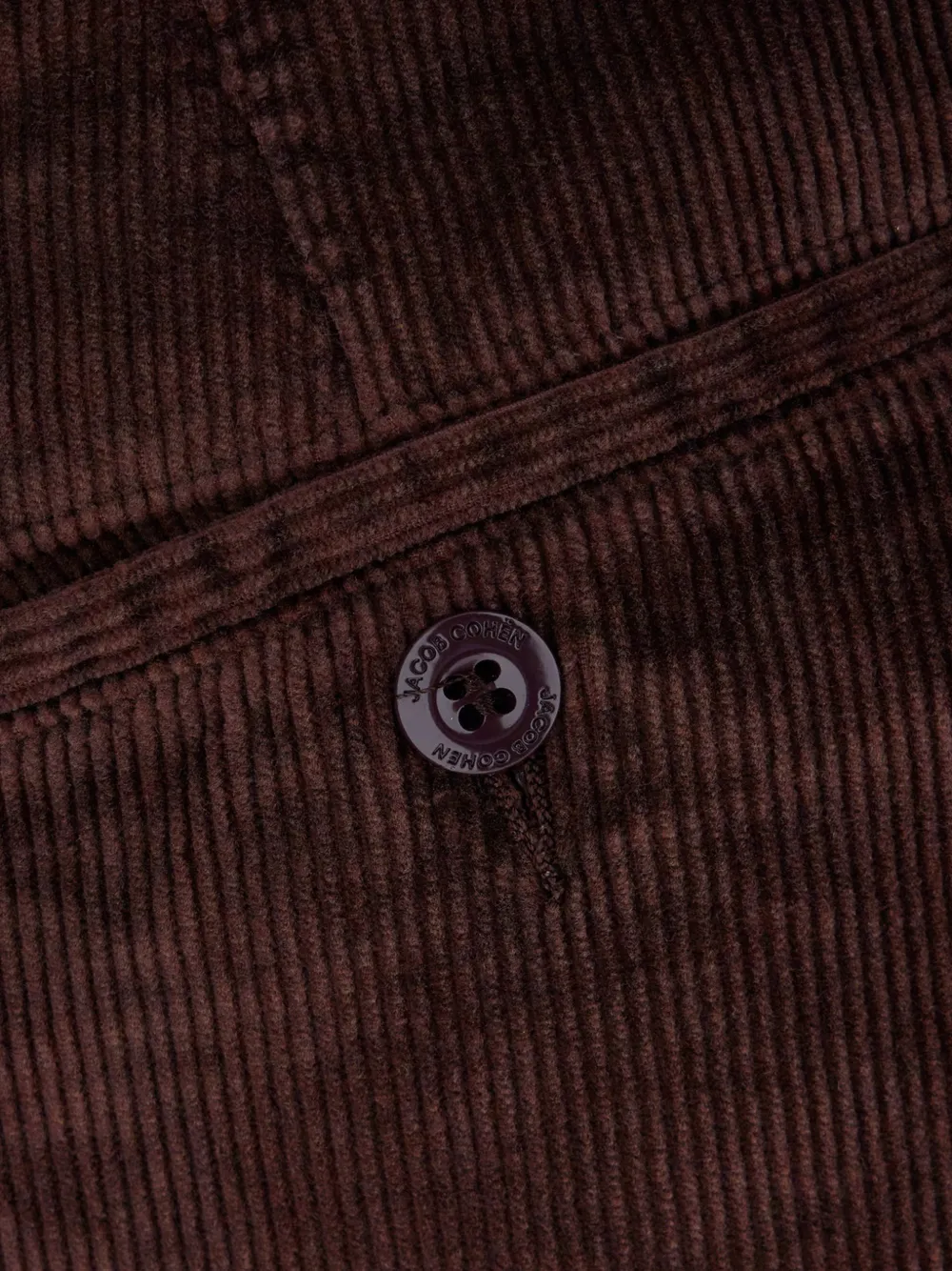 Jacob Cohën Ribfluwelen broek Rood