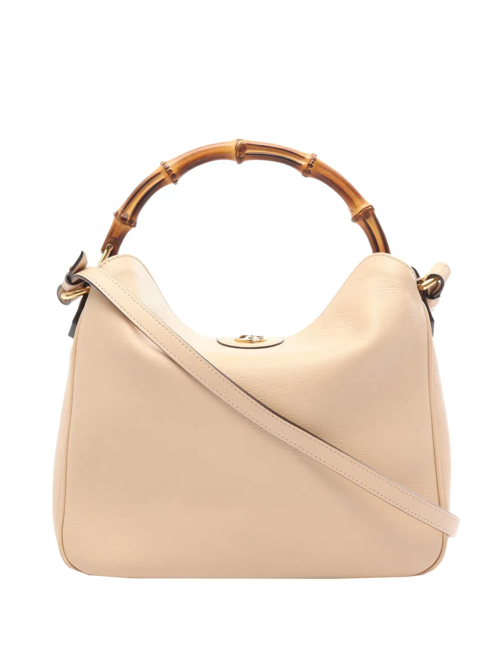 Gucci Pre-Owned 2016-2026 Medium Calfskin Bamboo Diana satchel - Toni neutri