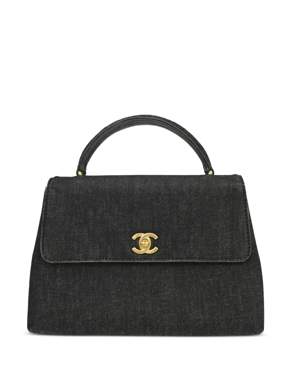 CHANEL Pre-Owned 1998 CC-turn-lock tote bag - Nero