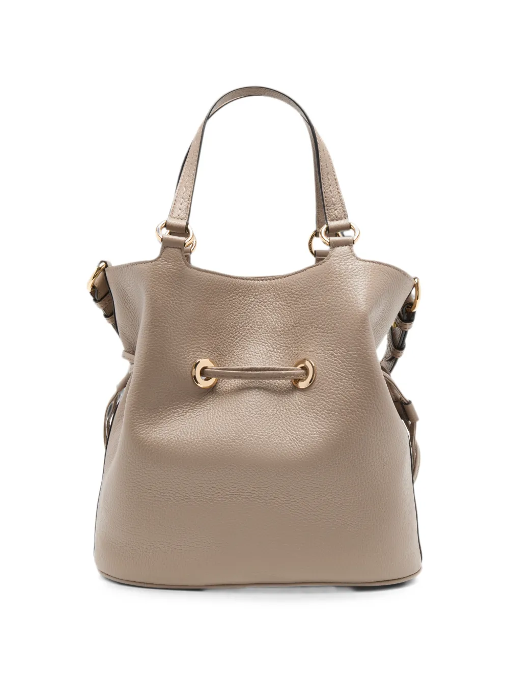 Lancel medium Premier Flirt leather bucket bag Beige