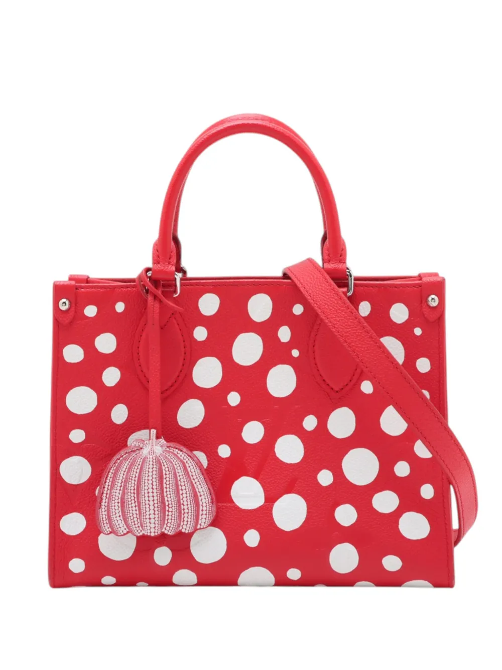 Louis Vuitton Pre-Owned 2020-2026 Yayoi Kusama Monogram Giant Empreinte OnTheGo PM satchel - Red