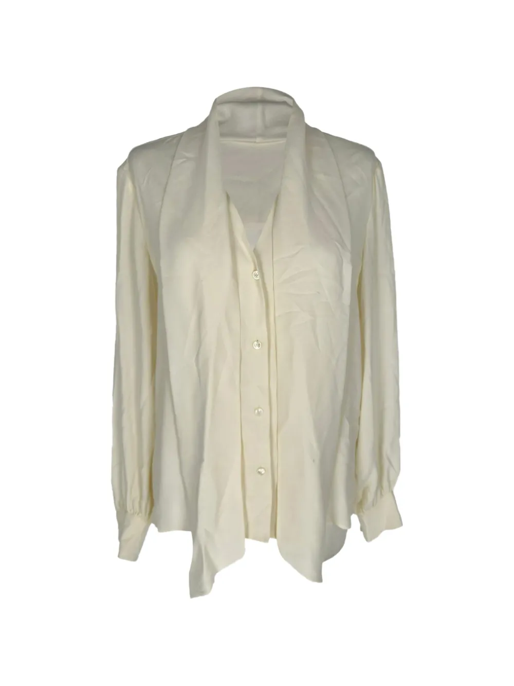 Celine Pre-Owned cowl-neck blouse - Neutrals