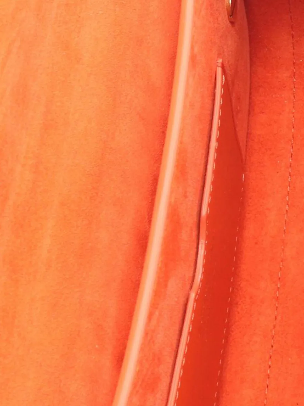 Dior Pre-owned 2020-2022 Bobby East West Crossbody Bag in Orange, view 4