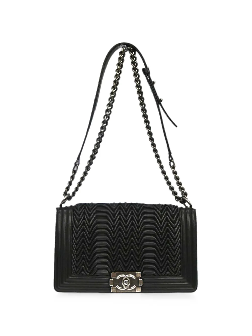 CHANEL Pre-Owned 2016 Boy chain shoulder bag - Nero