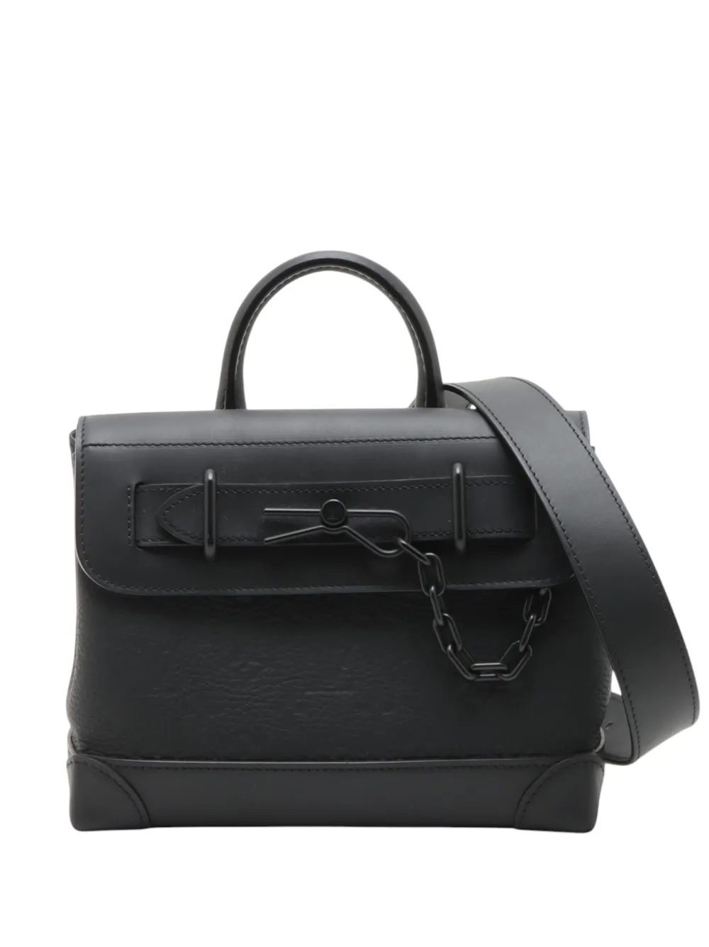 Louis Vuitton Pre-Owned 2019-2026 Monogram Taurillon Steamer PM satchel - Black