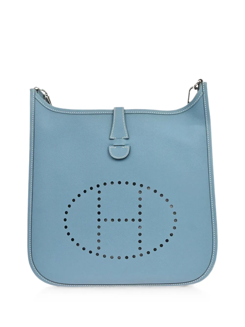 Hermès Pre-Owned 2007 PM Evelyne shoulder bag - Blue