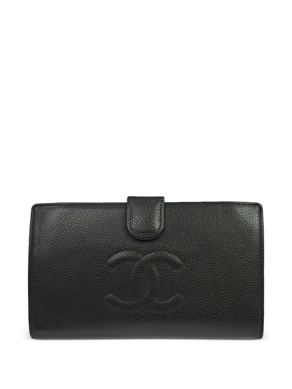 CHANEL Pre-Owned 2007 CC-logo long wallet - Schwarz