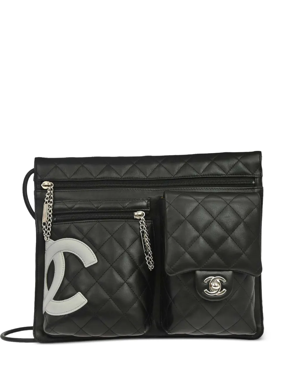 CHANEL Pre-Owned 2005 Cambon shoulder bag - Nero