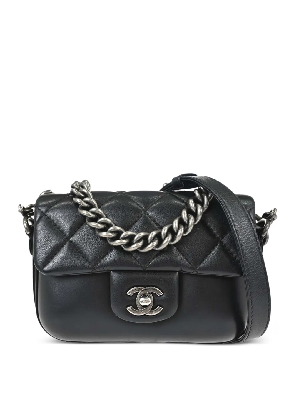 CHANEL Pre-Owned 2017 mini Rock My Shoulder bag - Nero