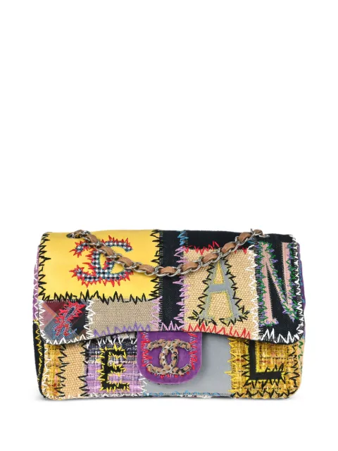 CHANEL Pre-Owned sac porté épaule Patchwork Jumbo en tweed (2010)