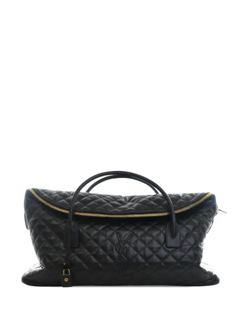 Saint Laurent Pre-Owned 2021-2026 Quilted Calfskin Monogram ES Giant travel bag