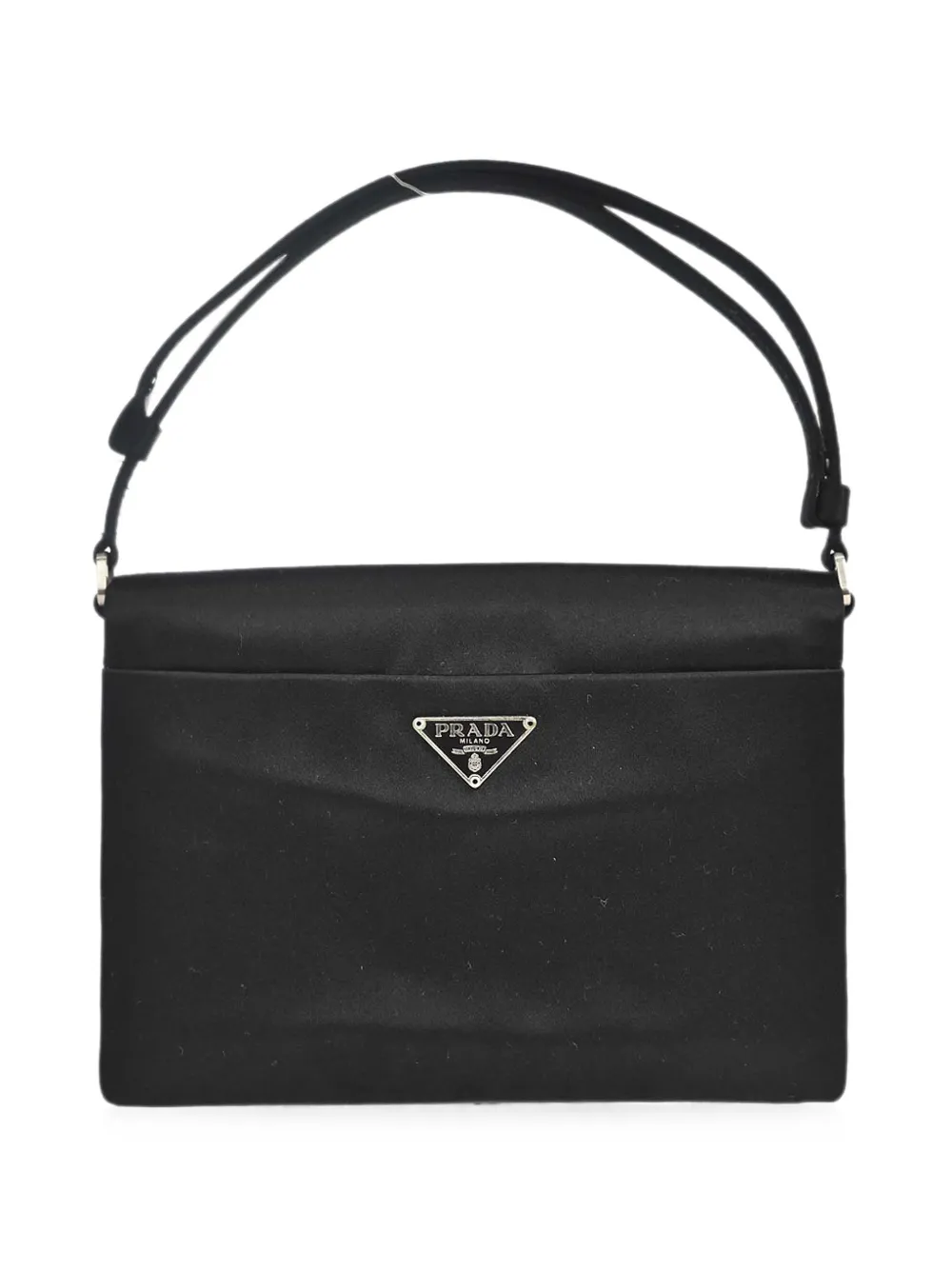 Prada Pre-Owned 1990-2000s logo-plaque mini bag - Schwarz