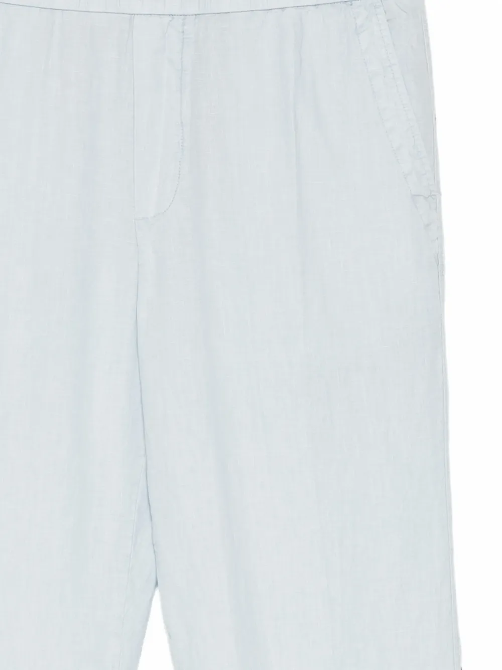 James Perse Lichtgewicht linnen broek Blauw