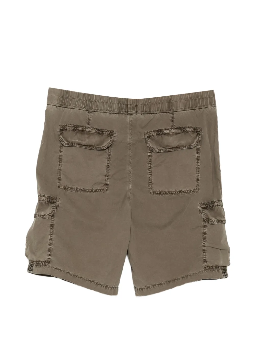 James Perse Parachute popeline cargo shorts Groen