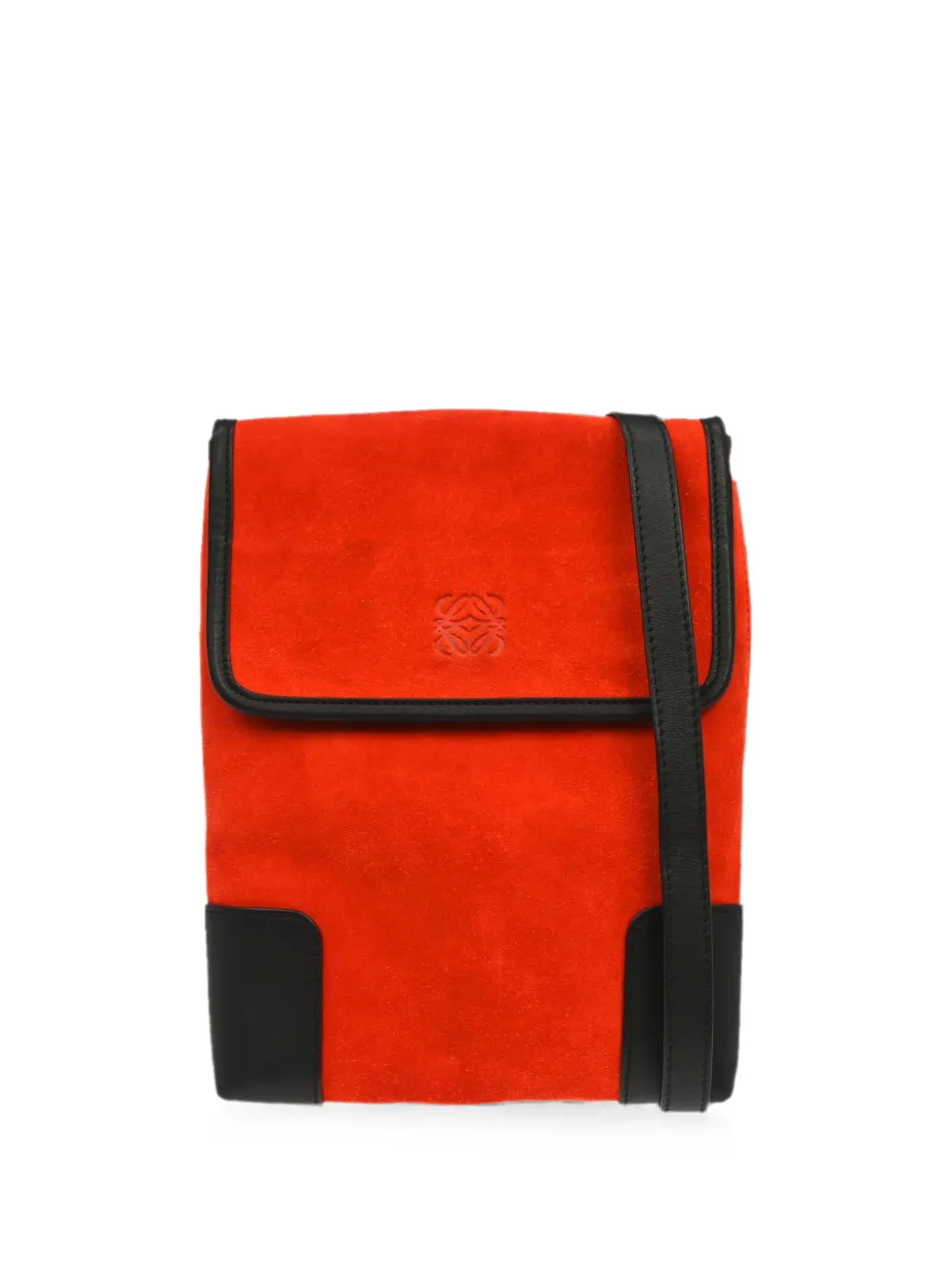 Loewe Pre-Owned 1990-2000s Anagram cross body bag - Rosso