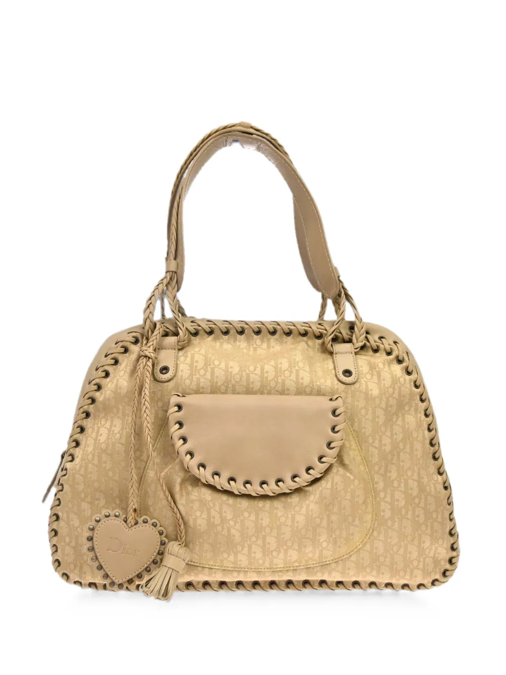 Christian Dior Pre-Owned 2007 Trotter Ethnic shoulder bag - Neutrals
