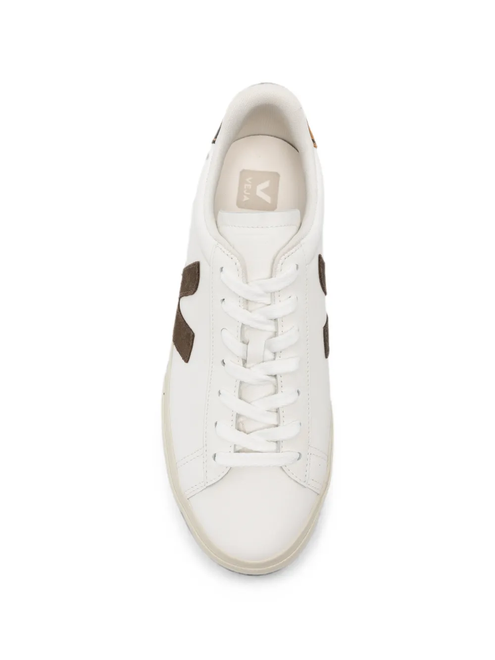 VEJA Campo animal-print logo-patch sneakers Wit