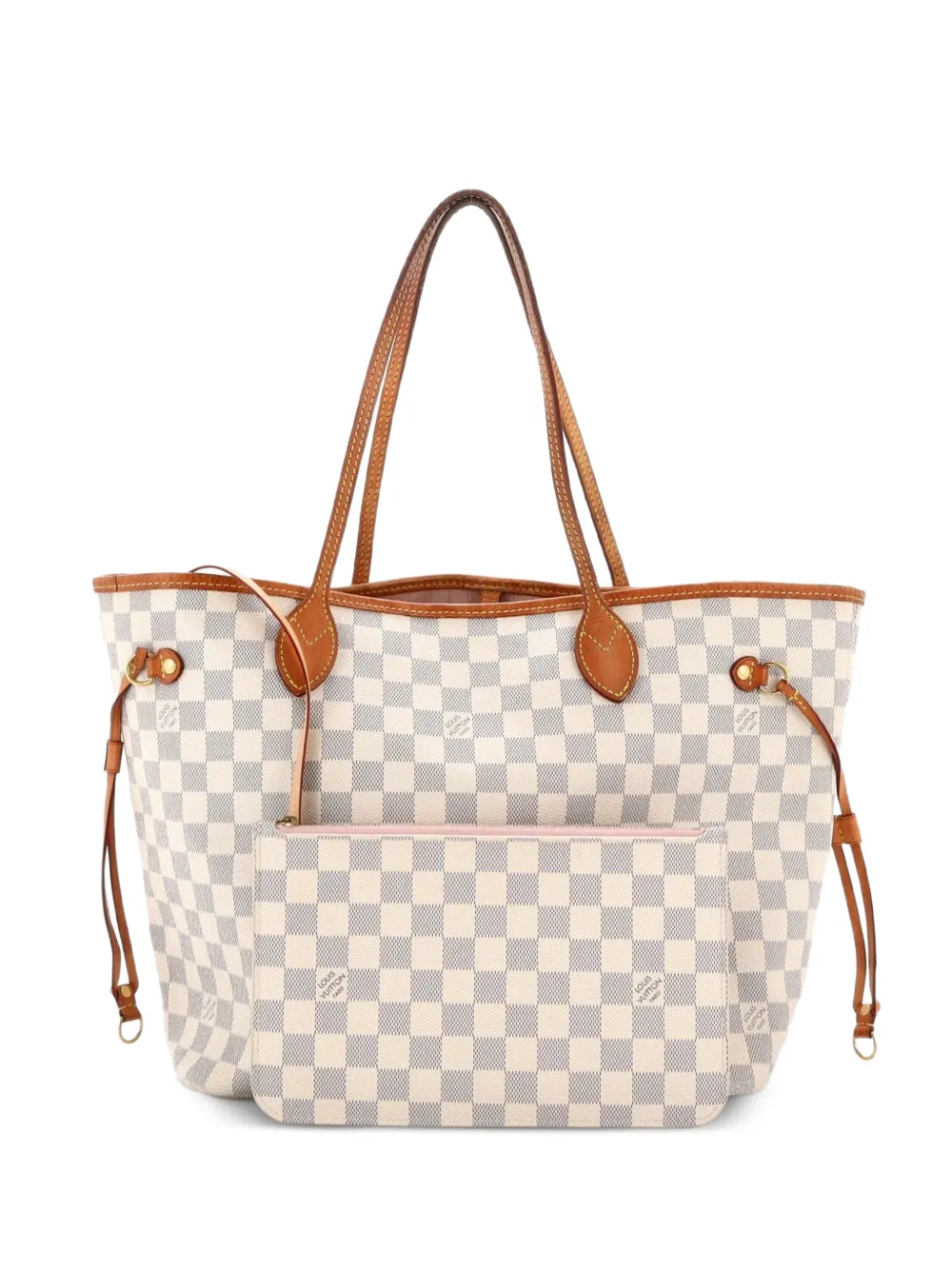 Louis Vuitton Pre-Owned Neverfull NM Damier MM tote bag - Bianco