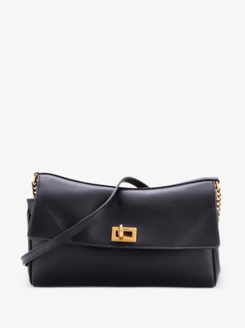 Balenciaga Pre-Owned pochette portefeuille à bandoulière C en cuir avec chaîne