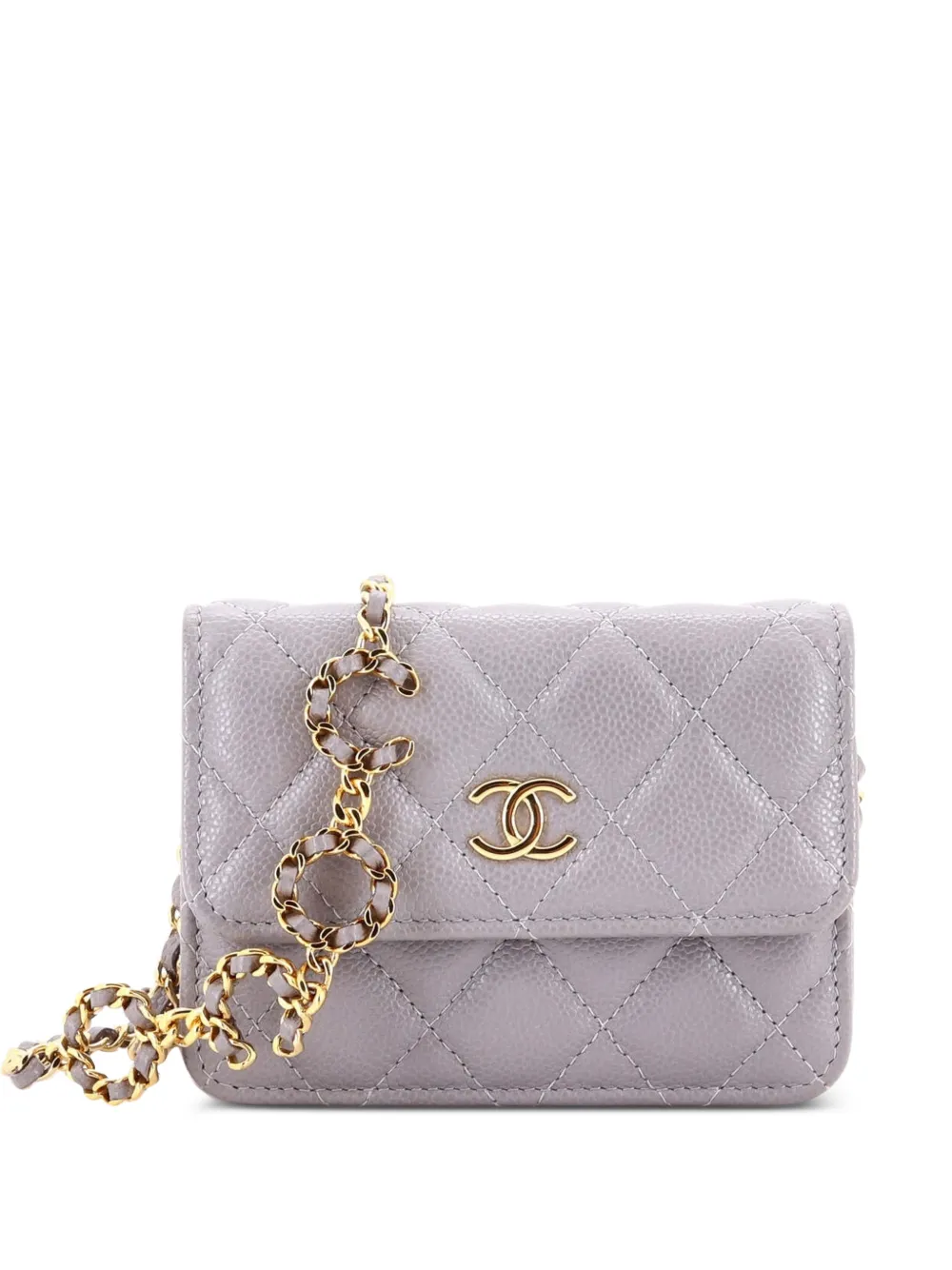CHANEL Pre-Owned Miss Coco Mini-Clutch - Grau