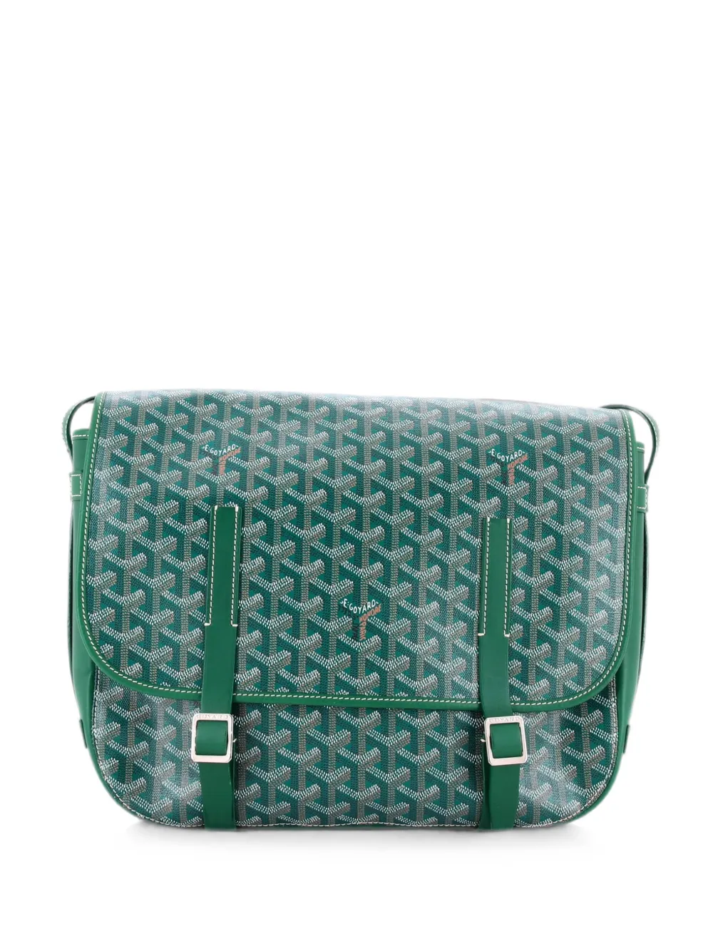 Goyard Pre-Owned Belvedere Messenger Bag Coated Canvas GM crossbody bag - Green