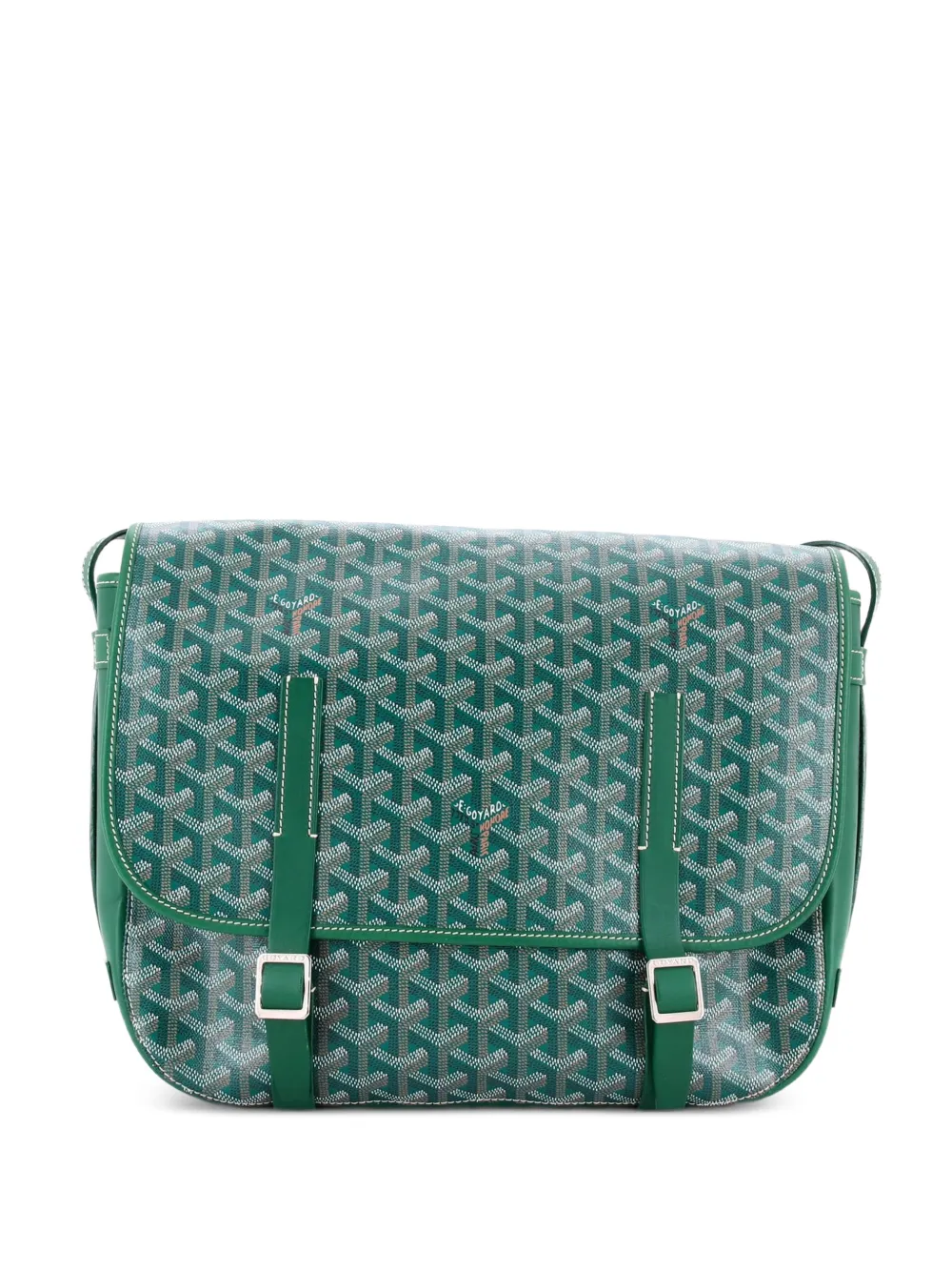 Goyard Pre-Owned Belvedere Messenger Bag Coated Canvas GM crossbody bag - Verde