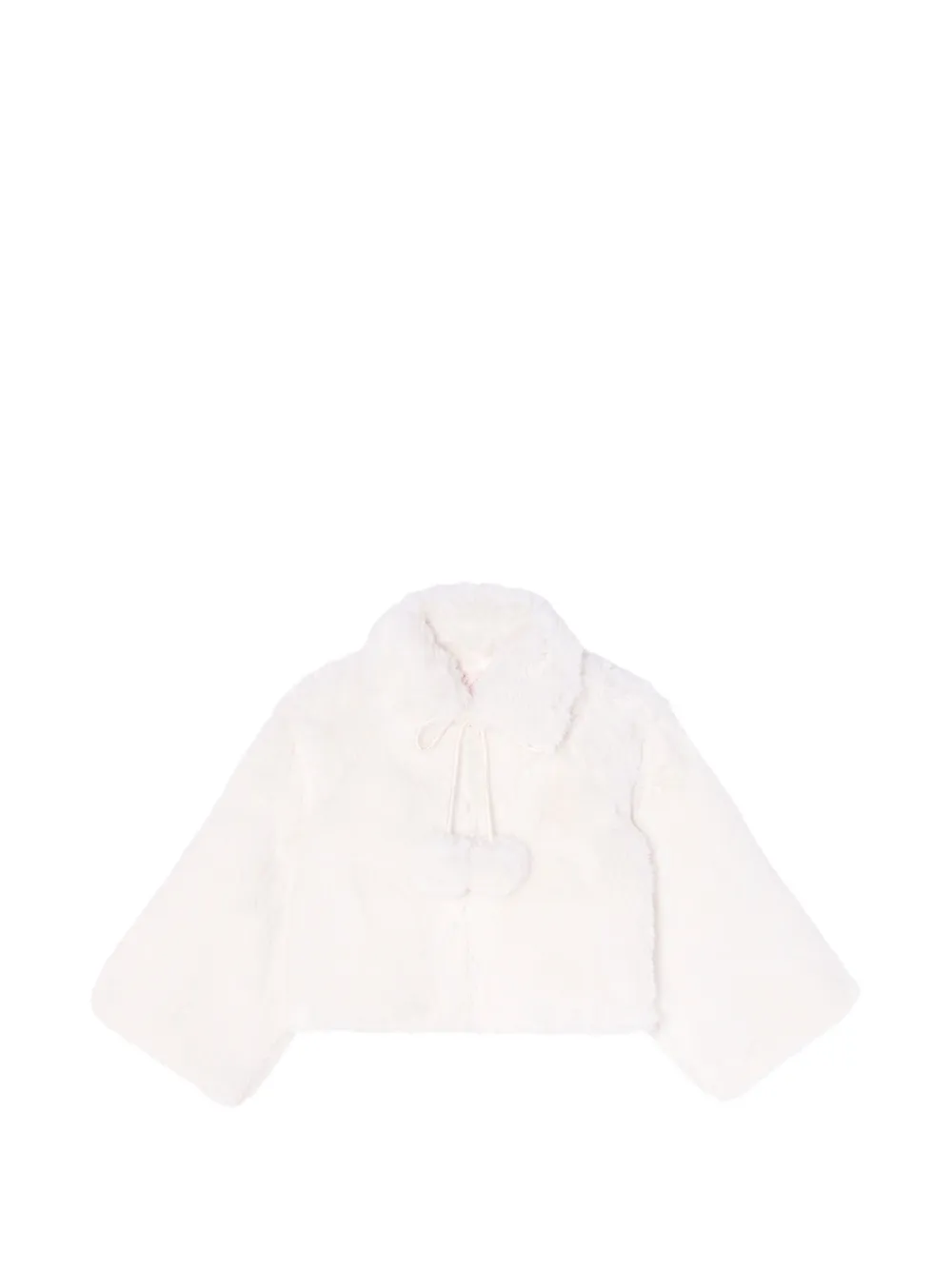 Tutu Du Monde Furberry pom-pom jacket - Toni neutri