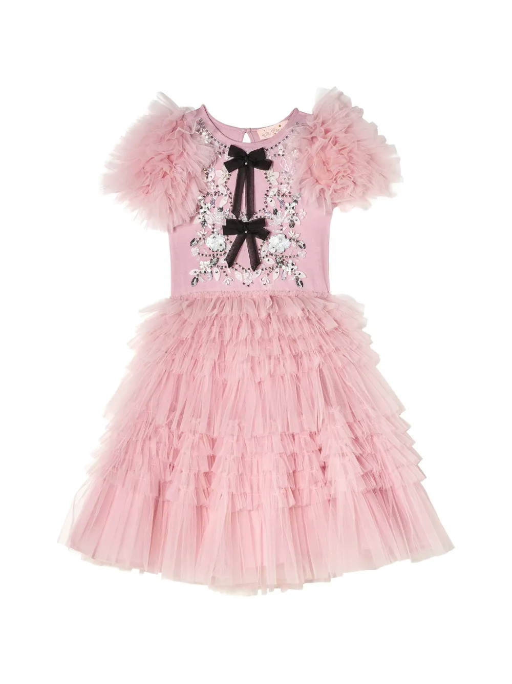 Tutu Du Monde Greta embellished ruffled dress - Rosa