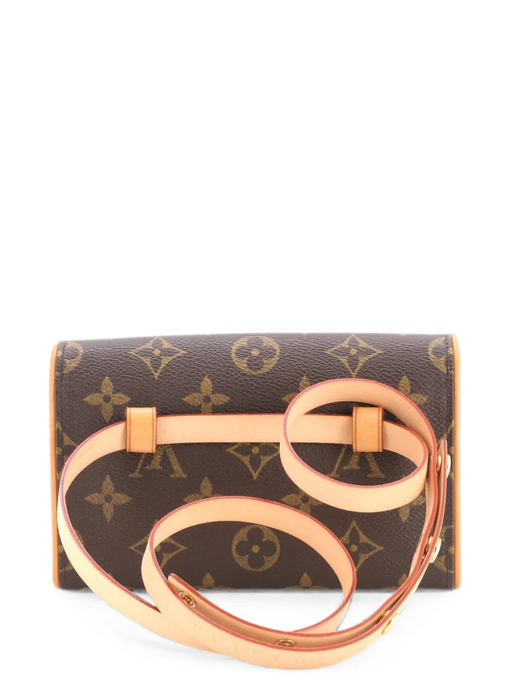 Pre-owned Louis Vuitton Florentine Waist Bag Monogram Canvas Belt Bag In Brown