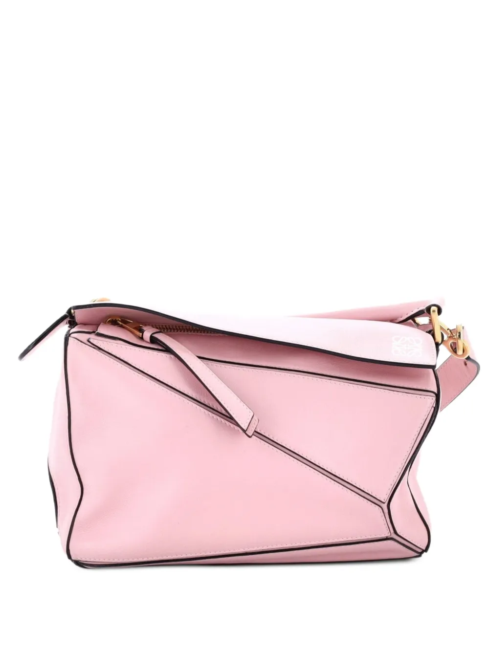 Loewe Pre-Owned Kleine Puzzle Satchel-Tasche aus Leder - Rosa