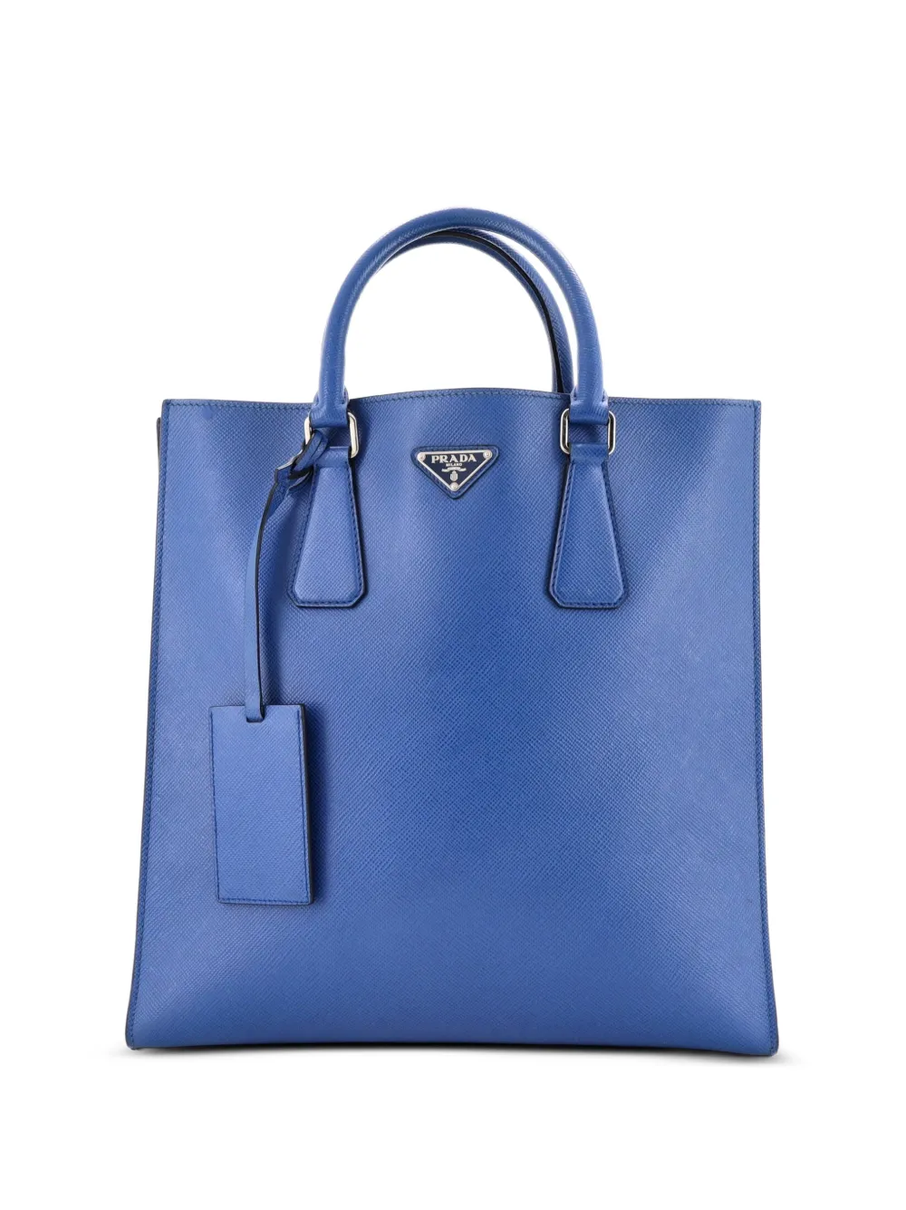 Prada Pre-Owned Open Saffiano Leather North South tote bag - Blue