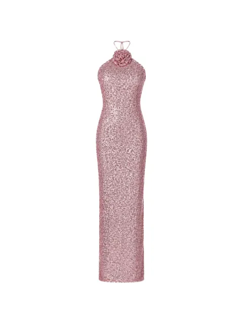 ROSERRY Jennifer floral-appliqué maxi dress