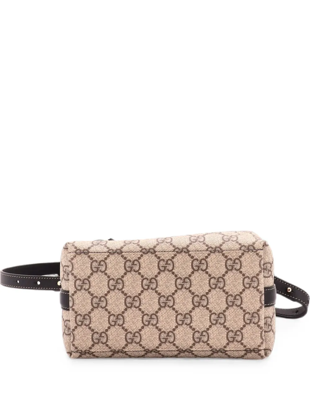 Gucci Pre-Owned Kleine Beuteltasche aus GG Emblem-Canvas - Braun