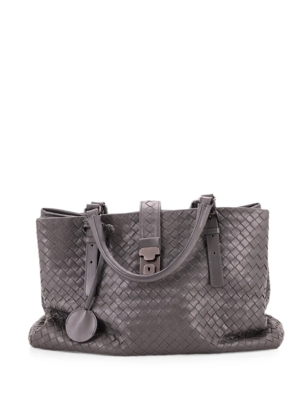 Bottega Veneta Pre-Owned Roma Bag Intrecciato Nappa Medium tote bag - Metallic