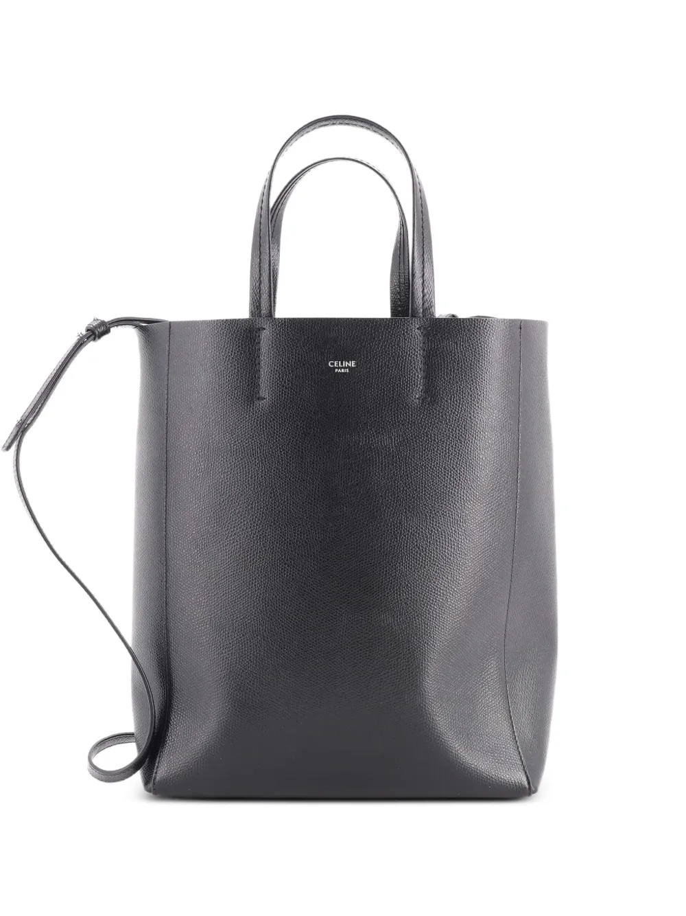 Celine Pre-Owned Vertical Cabas Grained Calfskin Small tote bag - Black