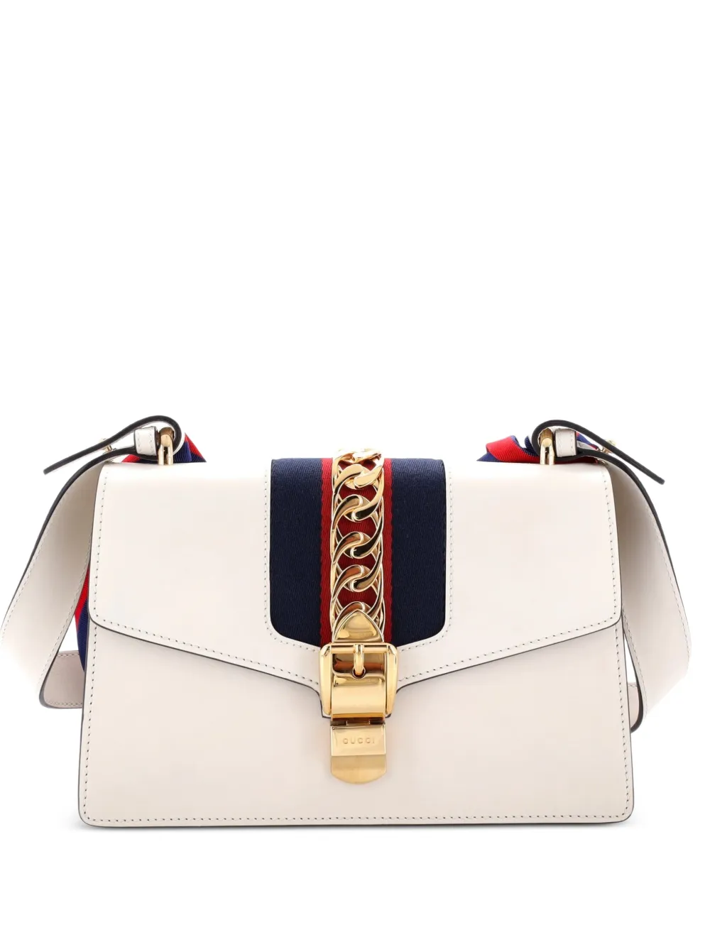Gucci Pre-Owned Kleine Sylvie Schultertasche - Weiß